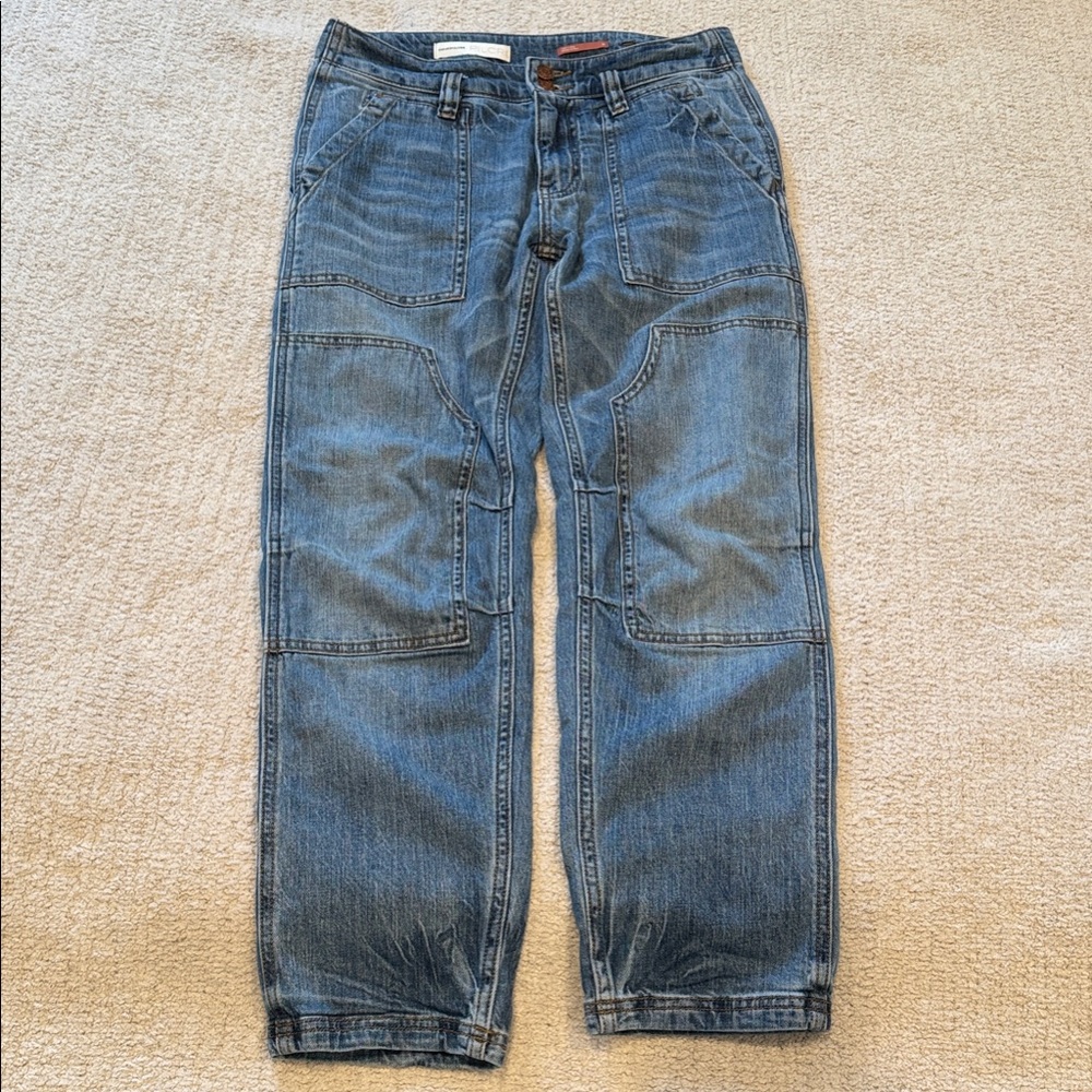 Anthropologie Women's Blue Relaxed Jeans